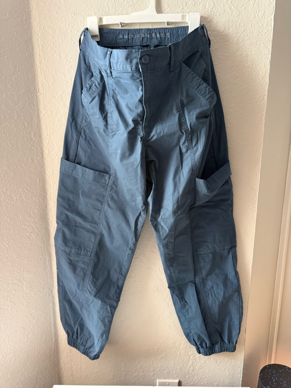 American Eagle Outfitters Blue Cargo Jogger Pants